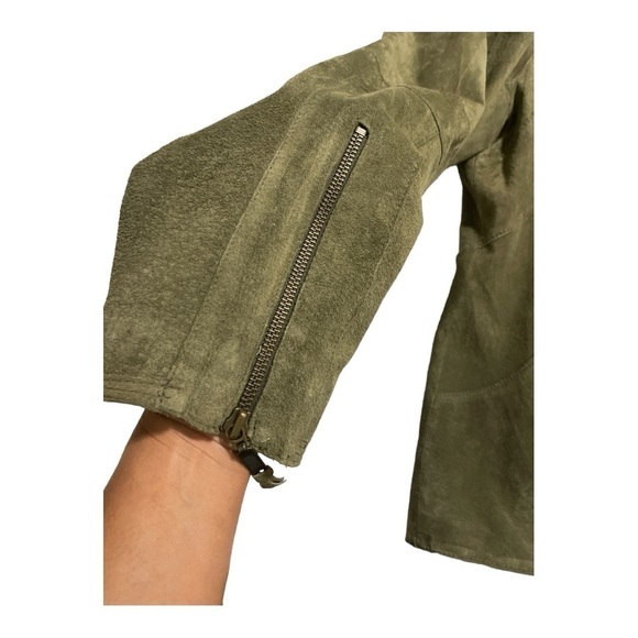Alfani Genuine Leather Dark Olive Suede Jacket Size 2X
Fitted Dressy - Picture 5 of 10